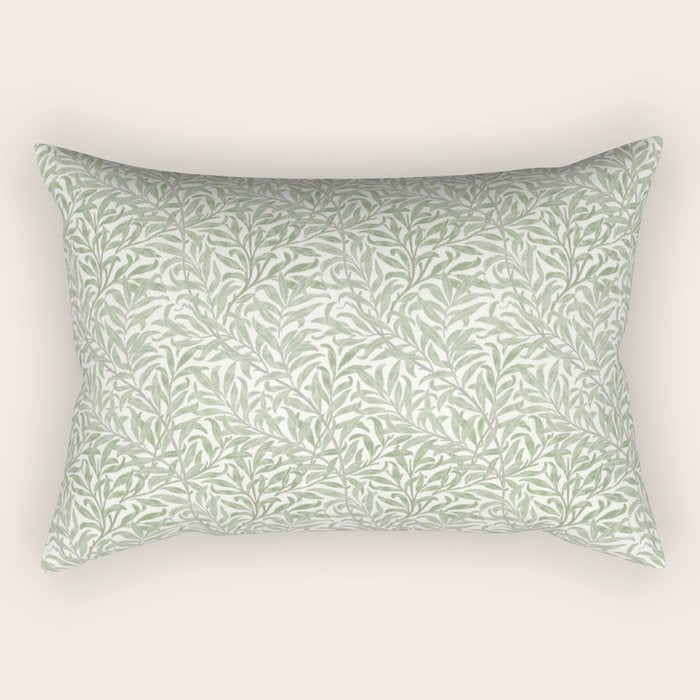 William Morris Willow Bough Willow Ecru Rectangular Pillow Gallery Image 1