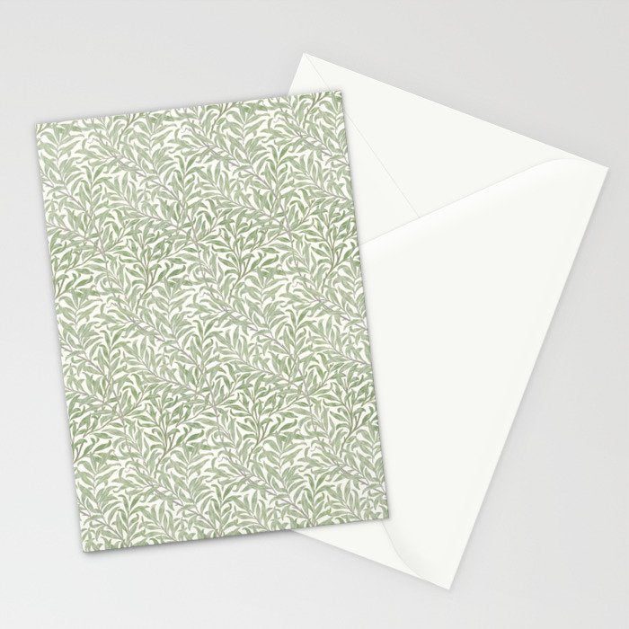 William Morris Willow Bough Willow Ecru Stationery Card Gallery Image 2