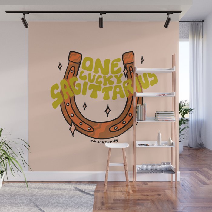 One Lucky Sagittarius Wall Mural Gallery Image 1