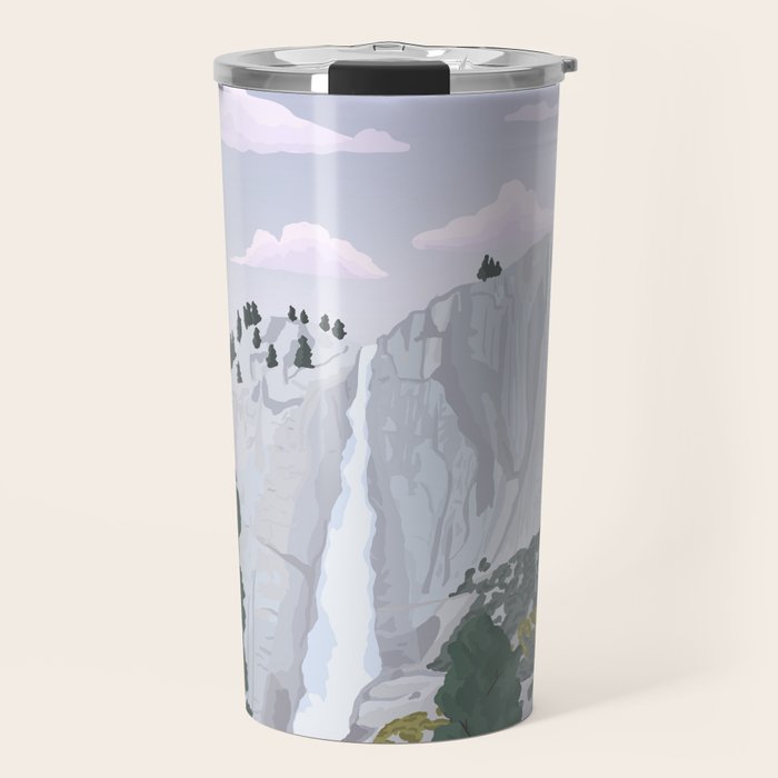 Yosemite National Park, Yosemite Falls, Waterfall, California Parks Travel Mug Gallery Image 1