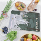 Yosemite National Park, Yosemite Falls, Waterfall, California Parks Cutting Board Gallery Image 2