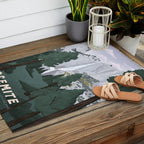 Yosemite National Park, Yosemite Falls, Waterfall, California Parks Outdoor Rug Gallery Image 2