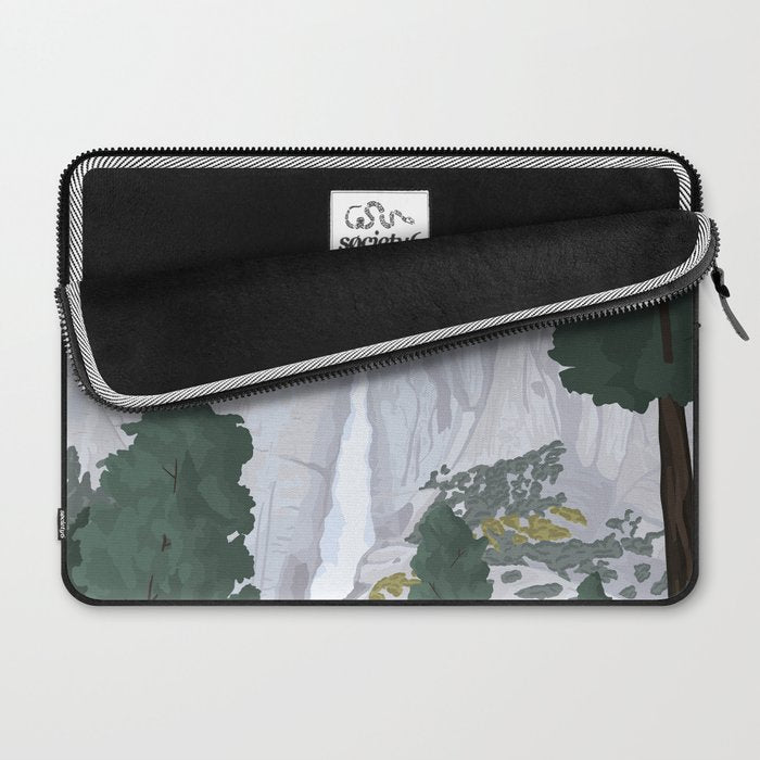 Yosemite National Park, Yosemite Falls, Waterfall, California Parks Laptop Sleeve Gallery Image 2
