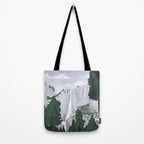 Yosemite National Park, Yosemite Falls, Waterfall, California Parks Tote Bag Gallery Image 2