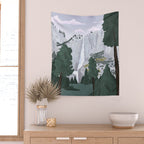 Yosemite National Park, Yosemite Falls, Waterfall, California Parks Wall Tapestry Gallery Image 2
