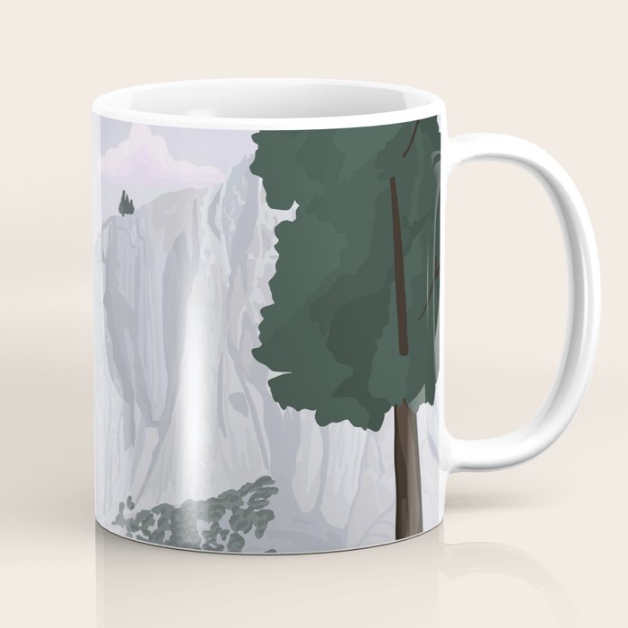 Yosemite National Park, Yosemite Falls, Waterfall, California Parks Coffee Mug Gallery Image 1
