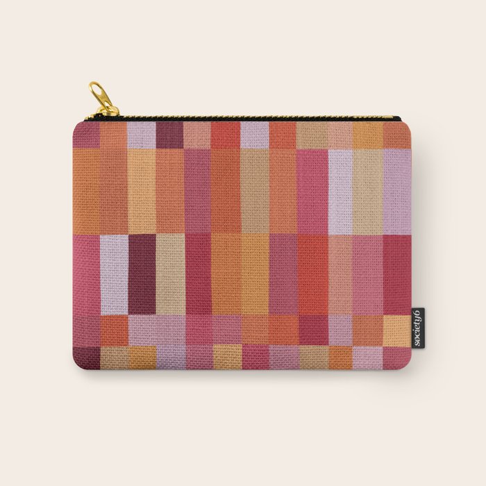 Color Blocks / Summer Fields Carry All Pouch Gallery Image 1