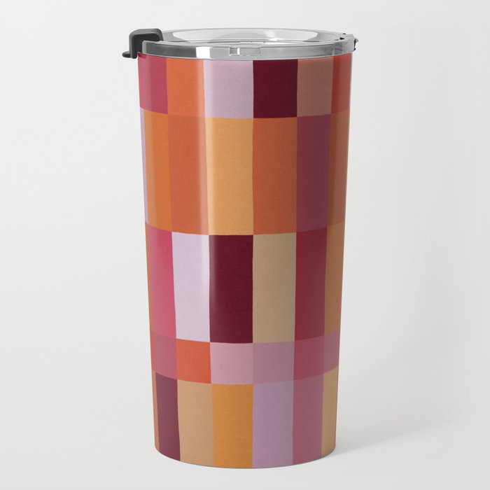 Color Blocks / Summer Fields Travel Mug Gallery Image 3
