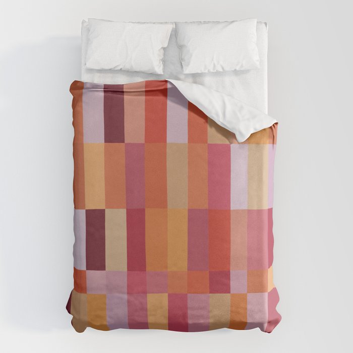 Color Blocks / Summer Fields Duvet Cover Gallery Image 6