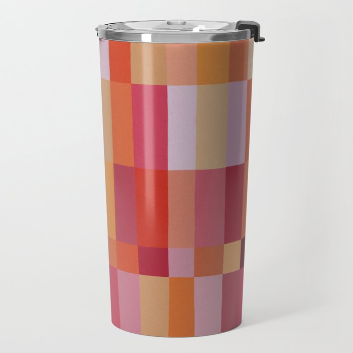 Color Blocks / Summer Fields Travel Mug Gallery Image 2