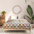 Harvest 2025 Cozy Autumn Plaid Rustic Fall Checkered Pattern Earthy Comforter Gallery Image 3