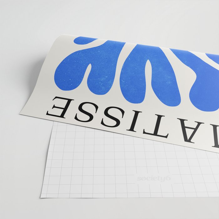 Marseille Blue: Matisse Color Paper Cutouts 03 Wrapping Paper Gallery Image 2