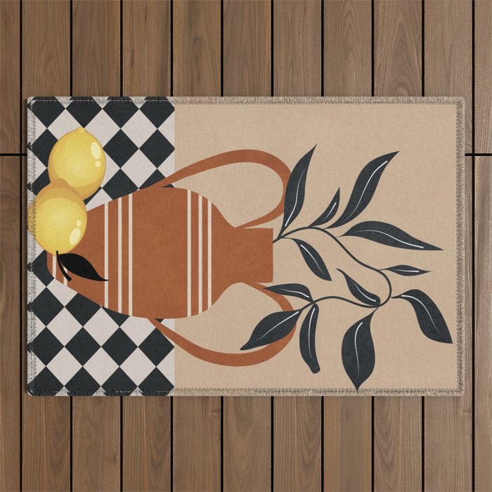 Still Life in Balance 4 Outdoor Rug Gallery Image 1