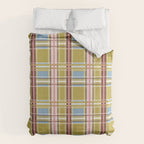 Subtle Plaid Warmth Duvet Cover Gallery Image 6
