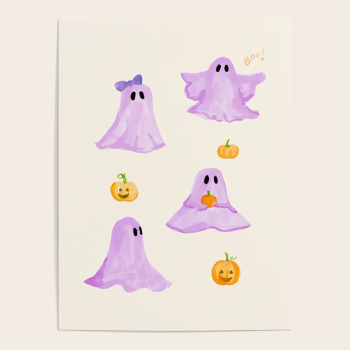 Purple Ghosts Poster Gallery Image 4