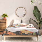 Contours of Blooms #1 Comforter Gallery Image 3