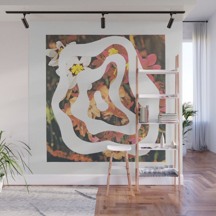 Contours of Blooms #1 Wall Mural Gallery Image 1