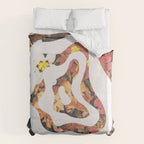 Contours of Blooms #1 Duvet Cover Gallery Image 6