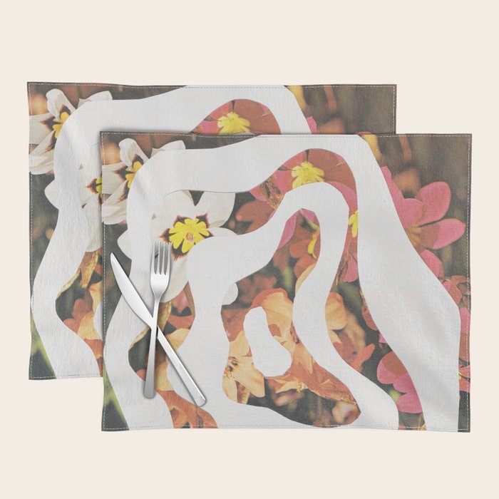 Contours of Blooms #1 Placemat Gallery Image 1