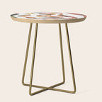Contours of Blooms #1 Side Table Gallery Image 1