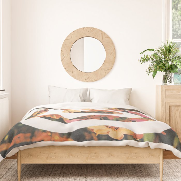 Contours of Blooms #1 Duvet Cover Gallery Image 3