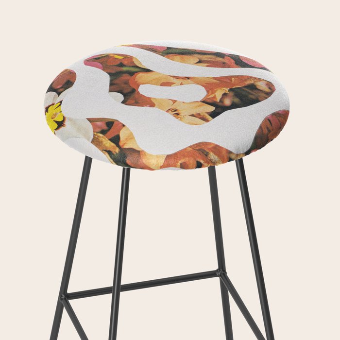 Contours of Blooms #1 Stool Gallery Image 2