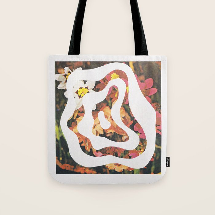 Contours of Blooms #1 Tote Bag Gallery Image 1