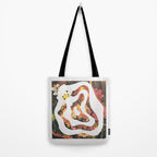 Contours of Blooms #1 Tote Bag Gallery Image 2