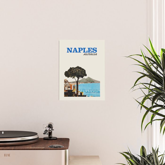 Naples Vintage Travel Poster, 1960s Poster Gallery Image 2