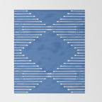 Geo (Sky Blue) Throw Blanket Gallery Image 2
