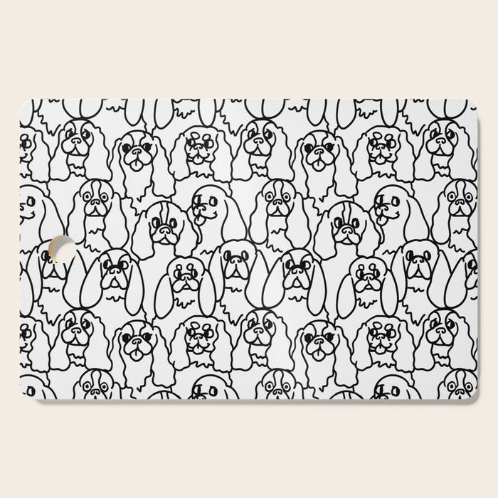 Oh Cavalier King Charles Spaniel Cutting Board Gallery Image 1