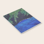 Haka Shore - Nature Ukiyo Landscape in Green & Blue Notebook Gallery Image 3