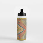 Moroccan Berber Geometric Rug Pattern Water Bottle Gallery Image 2