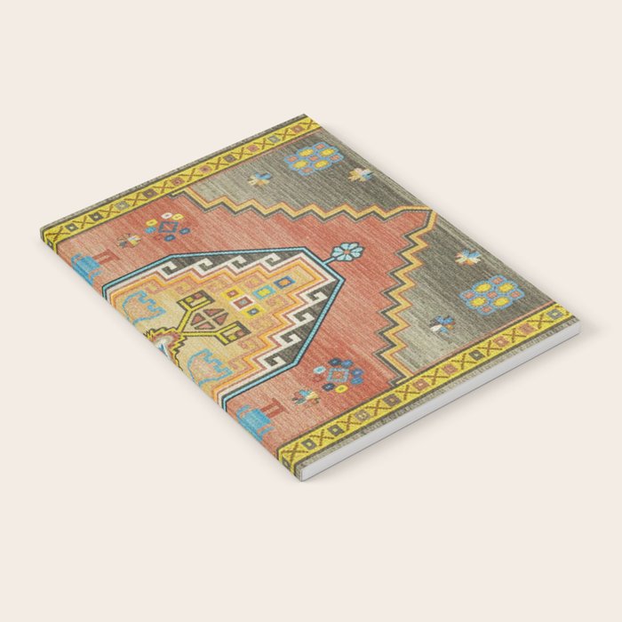 Moroccan Berber Geometric Rug Pattern Notebook Gallery Image 2