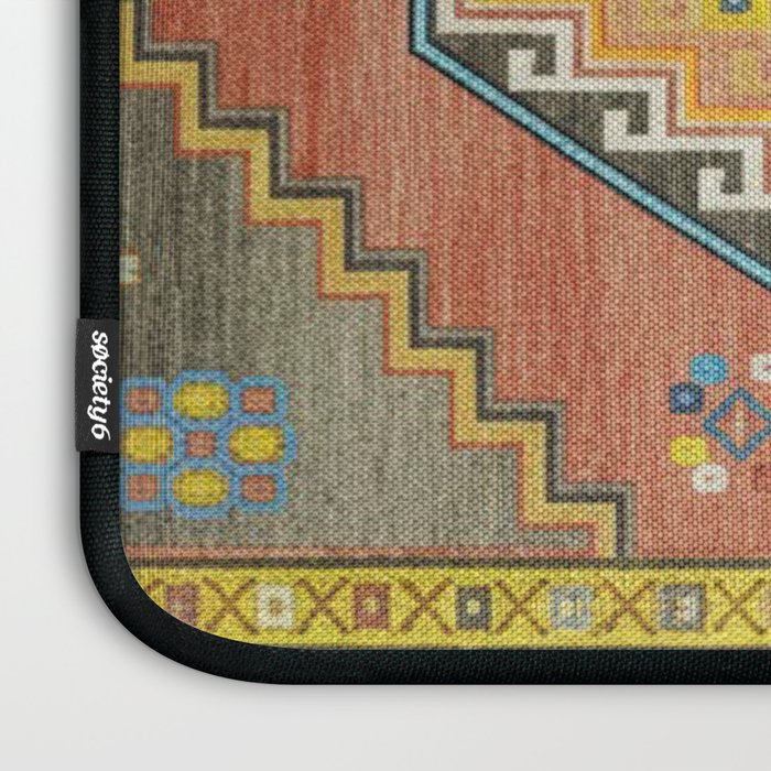 Moroccan Berber Geometric Rug Pattern Laptop Sleeve Gallery Image 3