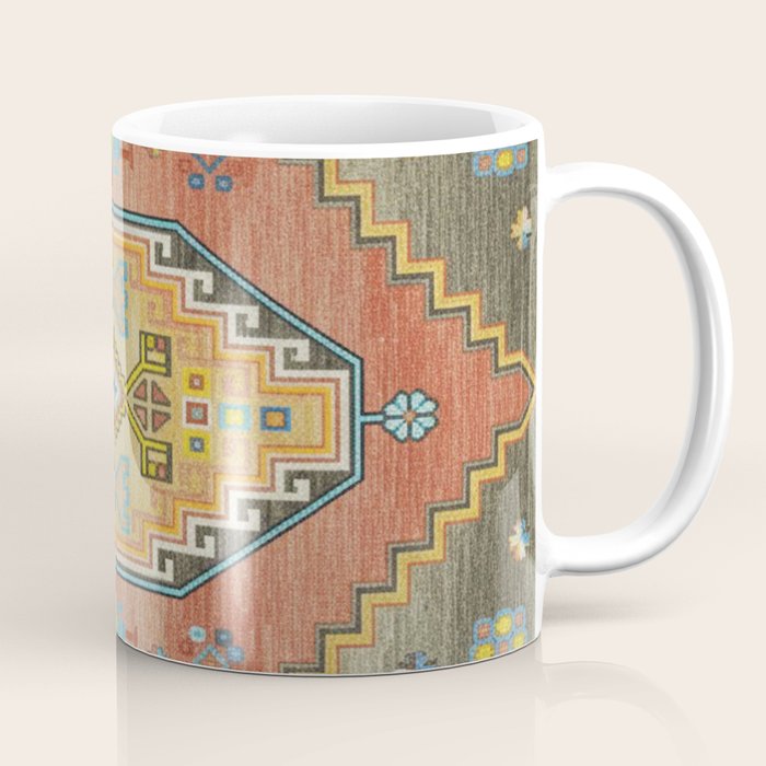 Moroccan Berber Geometric Rug Pattern Coffee Mug Gallery Image 1