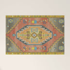 Moroccan Berber Geometric Rug Pattern Welcome Mat Gallery Image 1