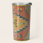 Moroccan Berber Geometric Rug Pattern Travel Mug Gallery Image 2