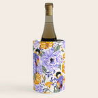 Colorful birds in garden flowers YL Wine Chiller Gallery Image 2
