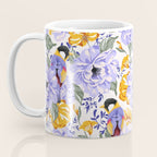 Colorful birds in garden flowers YL Coffee Mug Gallery Image 3