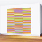 Summertime striped pattern Wall Mural Gallery Image 2