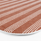 wynwood vertical stripes - ginger Bath Mat Gallery Image 3