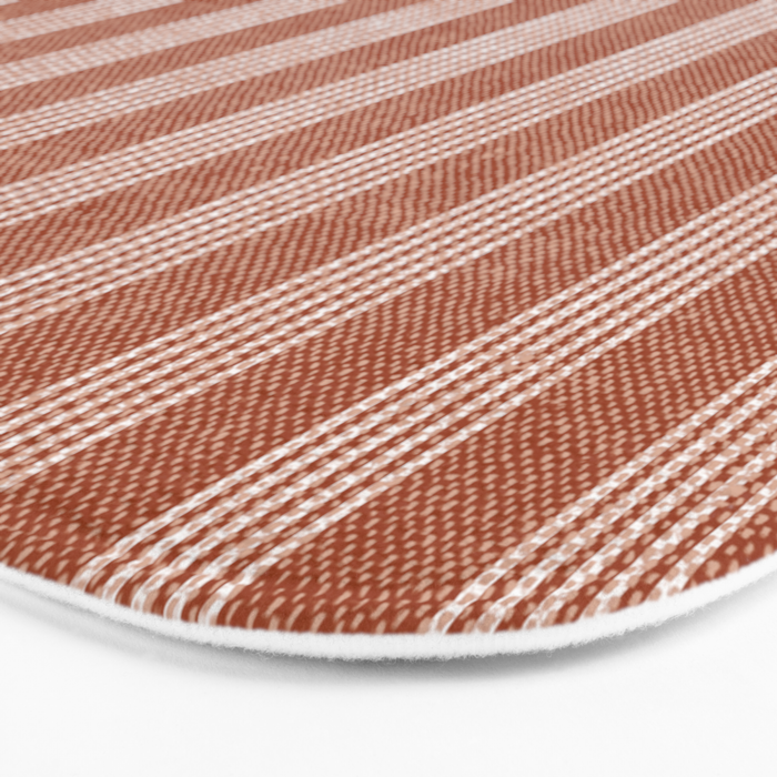 wynwood vertical stripes - ginger Bath Mat Gallery Image 3