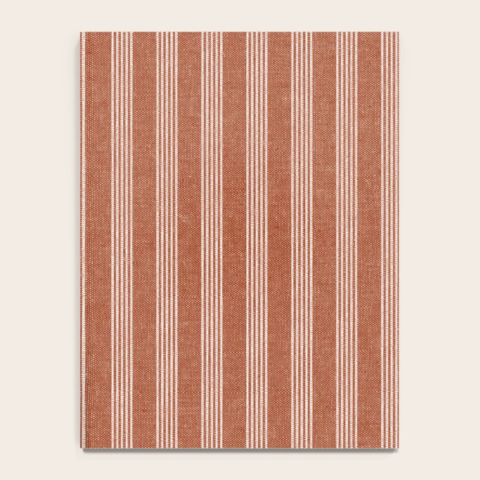 wynwood vertical stripes - ginger Notebook Gallery Image 4