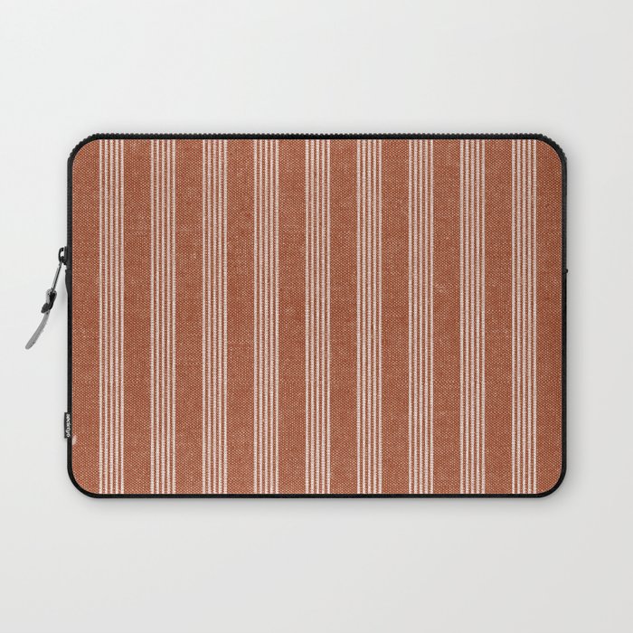 wynwood vertical stripes - ginger Laptop Sleeve Gallery Image 1