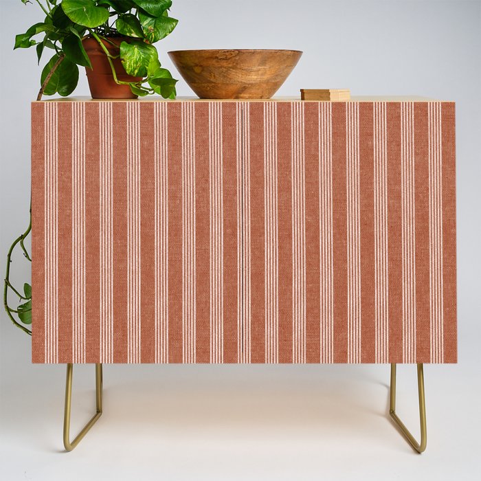 wynwood vertical stripes - ginger Credenza Gallery Image 1