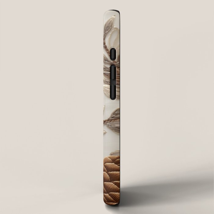 Holiday Decorative Pinecone iPhone Case Gallery Image 2