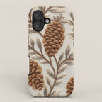 Holiday Decorative Pinecone iPhone Case Gallery Image 1