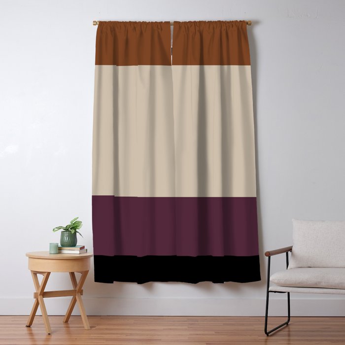 Contemporary Color Block VI Window Curtain Gallery Image 5