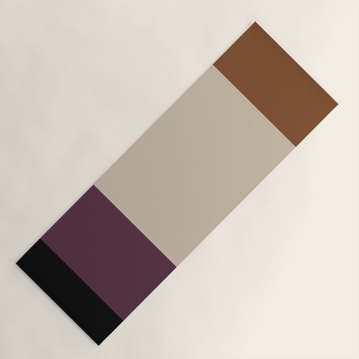 Contemporary Color Block VI Yoga Mat Gallery Image 1